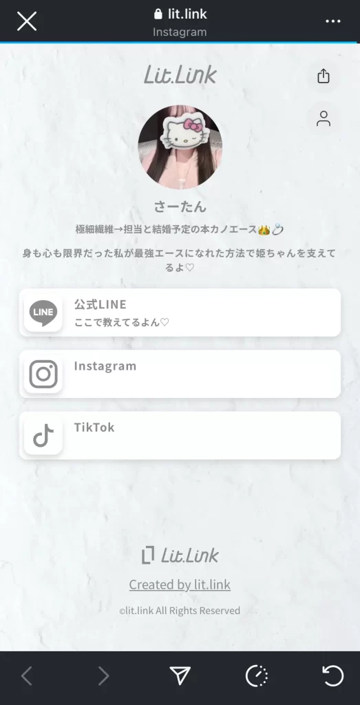 競艇投資家・競艇インフルエンサー「勝ち組姫のさーたん（担当狂いのサチ姫）」link