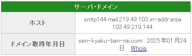 競艇予想サイト「船客万来」ドメイン