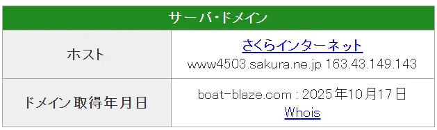 boat-blaza-domain - 勝つ!稼ぐ!競艇予想サイトを紹介! - 競艇フリーダムは、勝つ!稼ぐ!競艇予想サイトを紹介するブログ。競艇予想サイトを使って競艇(ボートレース)で勝つ、稼ぐ事ができるようになり金と自由を手に入れた田崎優斗が、競艇(ボートレース)で勝つ、稼ぐ事ができるオススメの競艇予想サイトを使用した結果を交えて紹介するブログ。 競艇予想サイト「BOAT BLAZE(ボートブレイズ)」 ドメイン