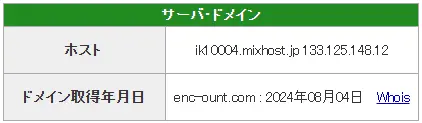 encount-domain - 勝つ!稼ぐ!競艇予想サイトを紹介! - 競艇フリーダムは、勝つ!稼ぐ!競艇予想サイトを紹介するブログ。競艇予想サイトを使って競艇(ボートレース)で勝つ、稼ぐ事ができるようになり金と自由を手に入れた田崎優斗が、競艇(ボートレース)で勝つ、稼ぐ事ができるオススメの競艇予想サイトを使用した結果を交えて紹介するブログ。 競艇予想サイト「エンカウント」 ドメイン