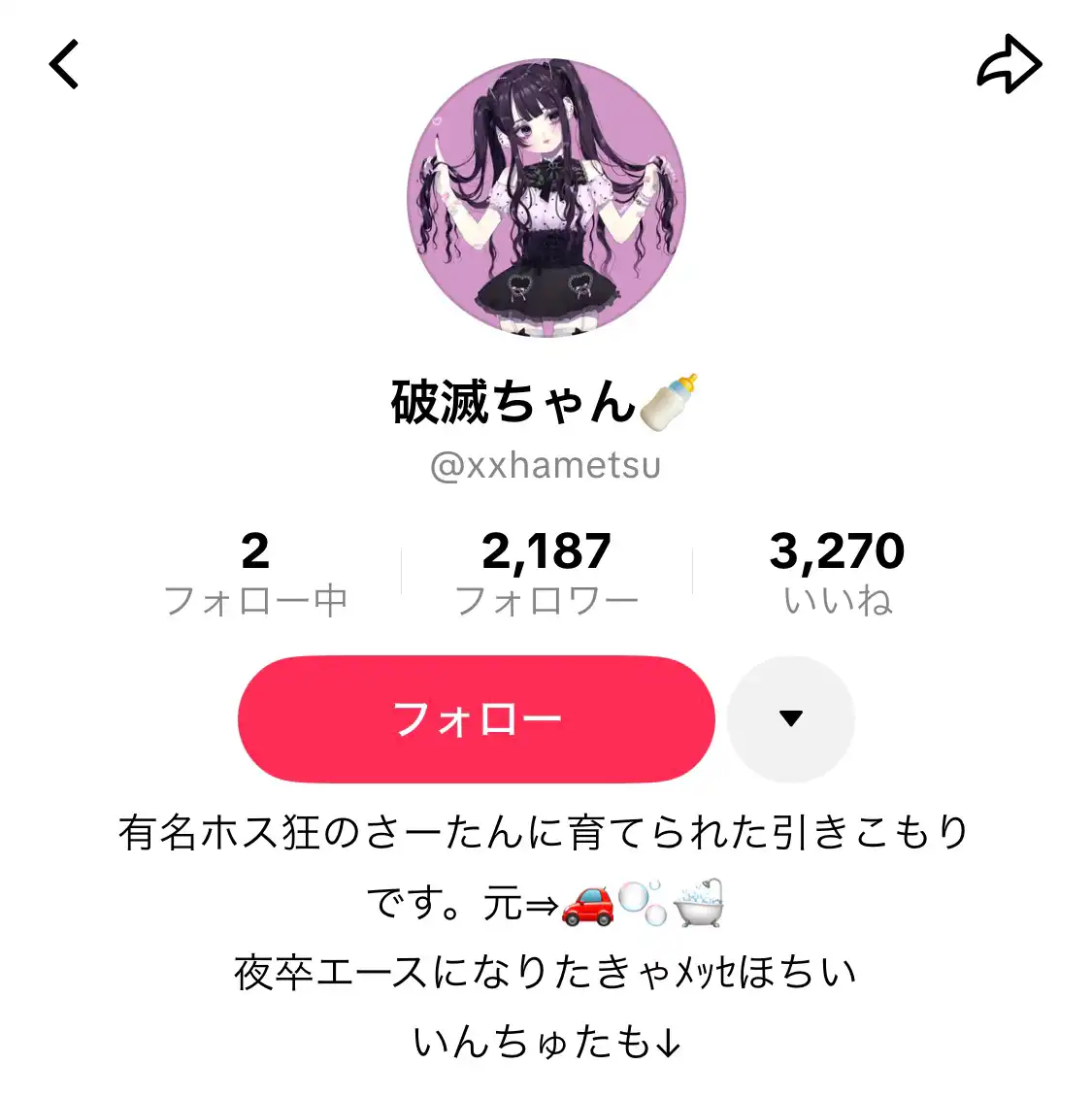 競艇投資家・競艇インフルエンサー「破滅ちゃん」　TikTok