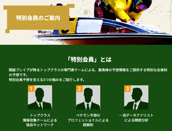 競艇予想サイト「競艇ブレイブ」　特別会員　1