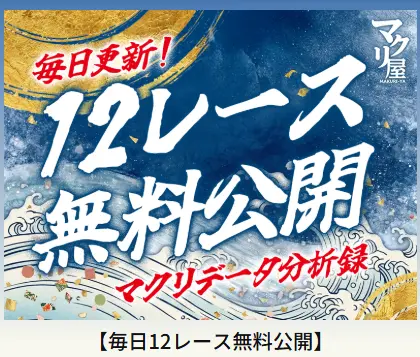 競艇予想サイト「マクリ屋」　無料予想　バナー